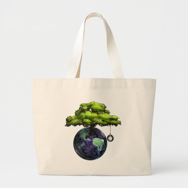 Bolsa Tote Grande EarthTree (Frente)
