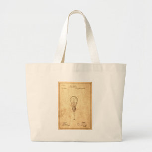 Bolsa Tote Grande Edison Bulb Patent