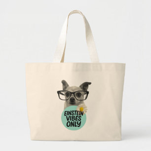 Bolsa Tote Grande Einstein apenas vibes - Tote Bag