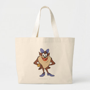 Bolsa Tote Grande Ela-Diabo em Cor