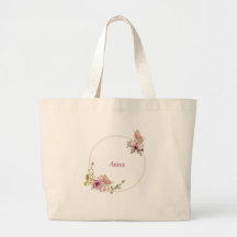 Elegante Borboleta Floral em Rose Gold – Personali