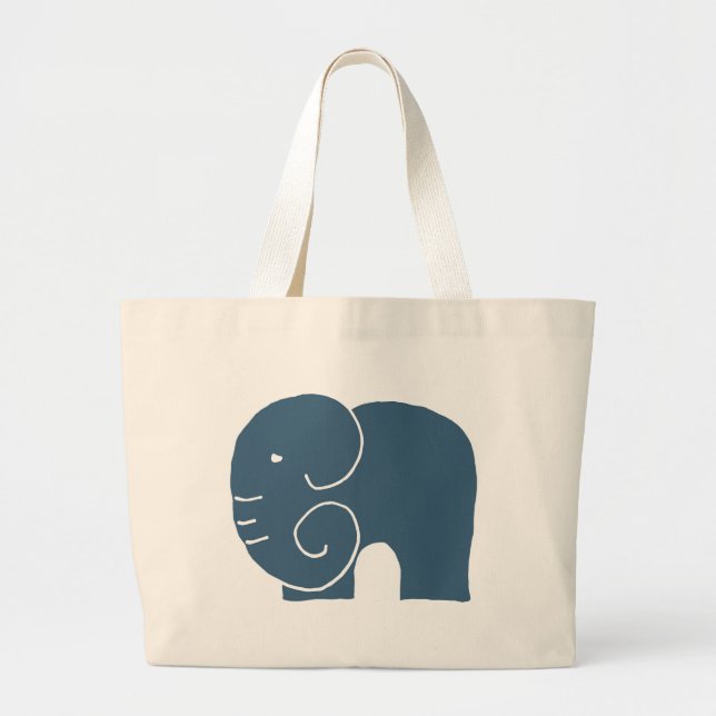 Bolsa Tote Grande Elephant Life Signature design (Frente)