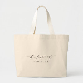 Bolsa Tote Grande Ellesmere Minimalist Wedesmaid