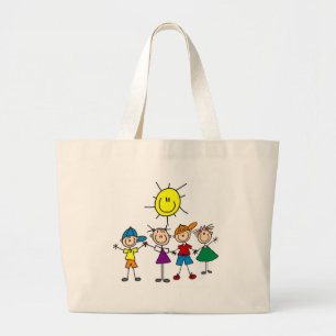Bolsa Tote Grande Em conjunto a figura da vara caçoa o camiseta e o