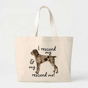 Bolsa Tote Grande Emergir Ponteiro Alemão Wirehaired
