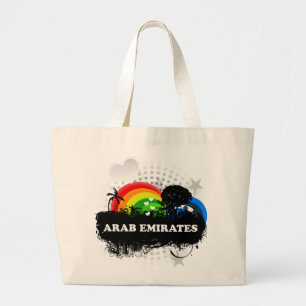 Bolsa Tote Grande Emirados árabes frutados bonitos
