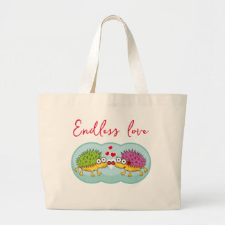 Bolsa Tote Grande Enamorados de los erizos de Lindos. Erizo, erizo