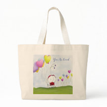 Encantadora Ladybug com balões coloridos