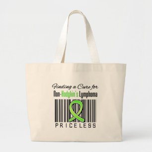 Bolsa Tote Grande Encontrando uma cura para não o linfoma de