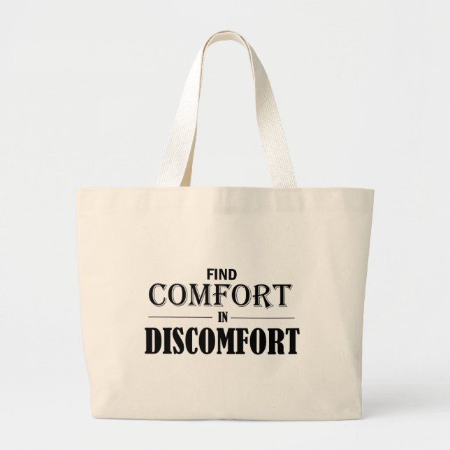 Bolsa Tote Grande Encontre conforto no desconforto (Frente)