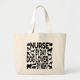 Bolsa Tote Grande Enfermeira do cão