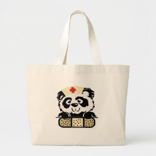 Bolsa Tote Grande Enfermeira Panda