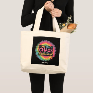 Bolsa Tote Grande Engraçado "Alguns Chamam De Caos Que Chamamos De J