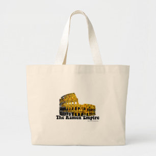 Bolsa Tote Grande Engraçado Ramen Empire Viagem parody Art