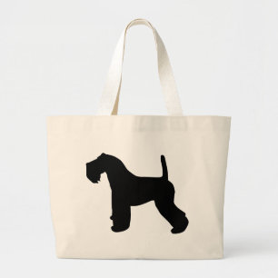Bolsa Tote Grande Engrenagem de Terrier de azul de Kerry