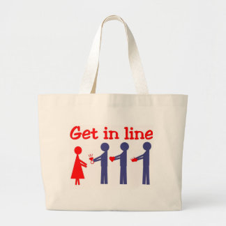 Bolsa Tote Grande Entrar na linha
