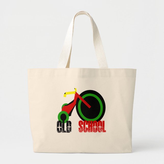 Bolsa Tote Grande Escola Antiga (Frente)