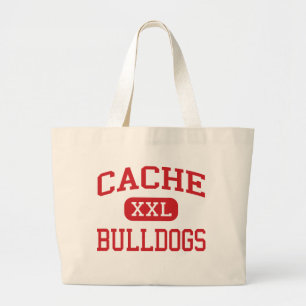 Bolsa Tote Grande Esconderijo - buldogues - escola secundária -