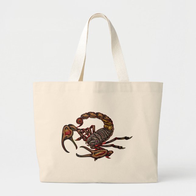 Bolsa Tote Grande Escorpião (Frente)