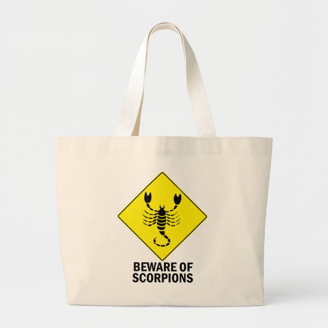 Bolsa Tote Grande Escorpião (Frente)