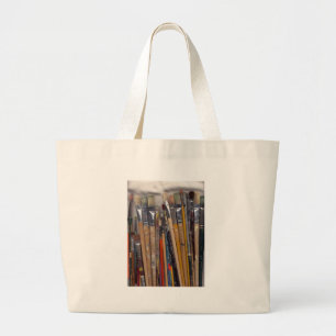Bolsa Tote Grande Escovas de pintura