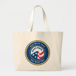 Bolsa Tote Grande Escudo Universal do Peace Corps