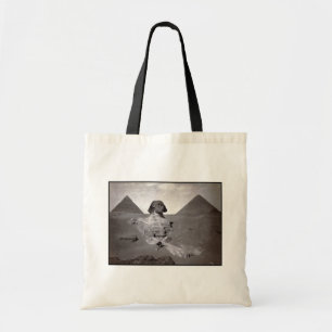 Bolsa Tote Grande Esfinge da Necrópole de Gizé e Pirâmides