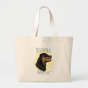 Bolsa Tote Grande Especial do Rottweiler Eggstra