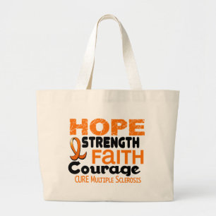 Bolsa Tote Grande ESPERANÇA 3 do MS da esclerose múltipla