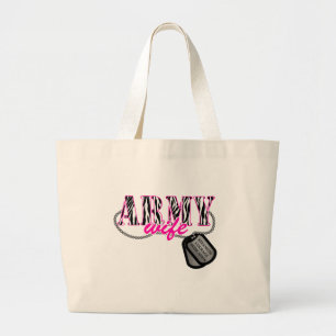 Bolsa Tote Grande Esposa do Exército