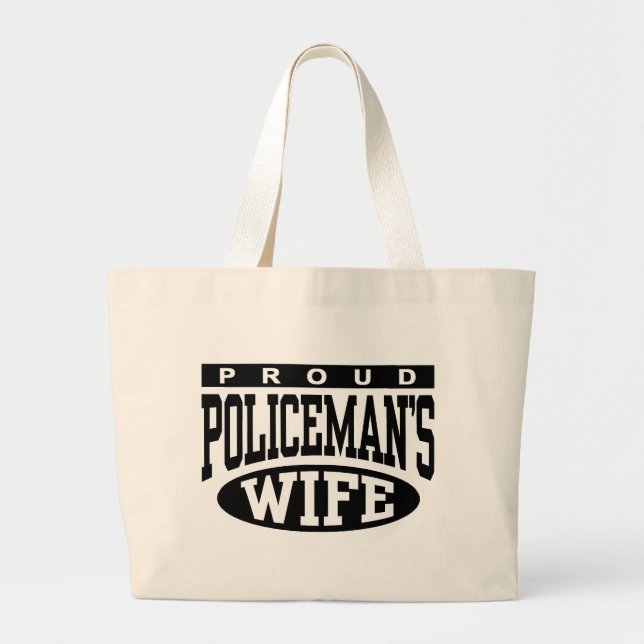 Bolsa Tote Grande Esposa do Polícia (Frente)