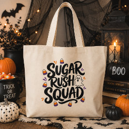 Bolsa Tote Grande Esquadrão Açúcar Rush Milho de Candeia de Hallowee