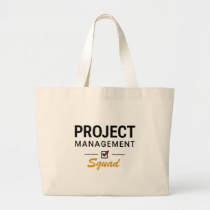 Bolsa Tote Grande Esquadrão de Gerenciamento de Projetos – Edição Li