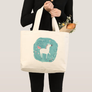 Bolsa Tote Grande Esquadrão Magic Unicorn