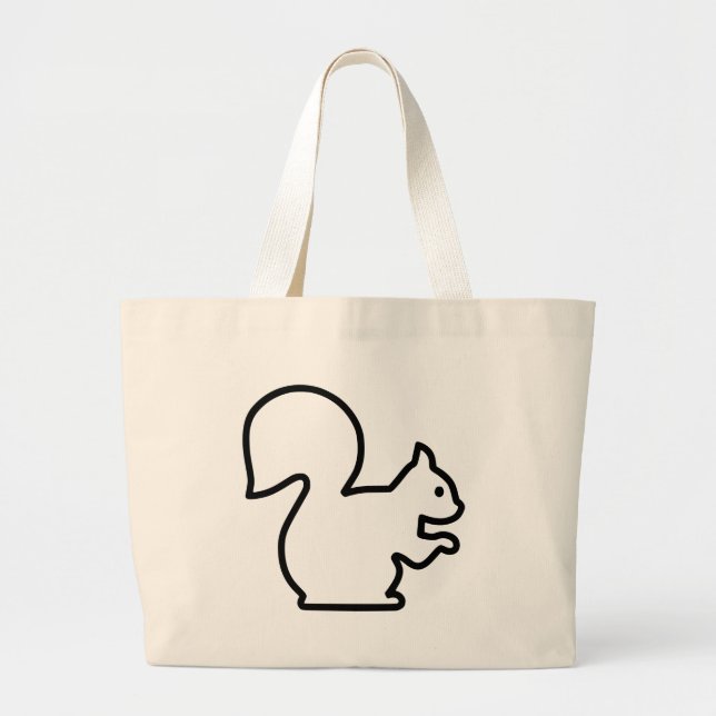 Bolsa Tote Grande Esquilo (Frente)