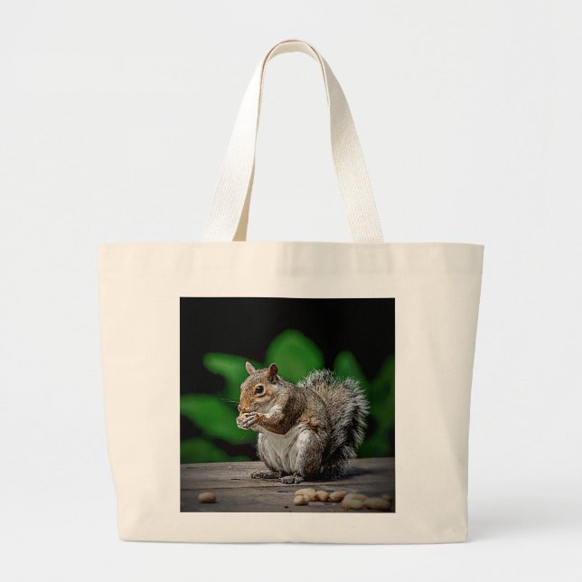 Bolsa Tote Grande Esquilo com amendoim (Frente)