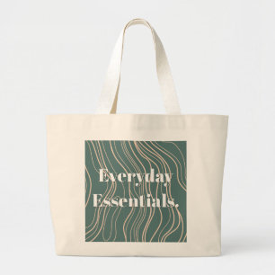 Bolsa Tote Grande 'Essenciais Diários' Minimalista Moderna