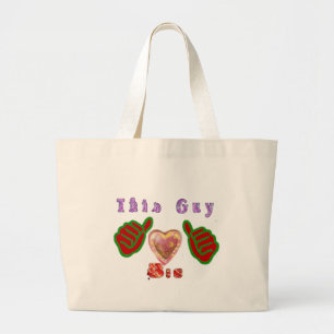 Bolsa Tote Grande Esta Cara ama o Bolsa Grande