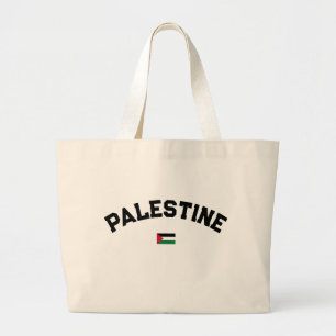 Bolsa Tote Grande Estado da Palestina Universidade da Varsity Styl