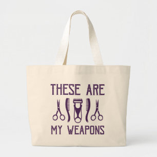 Bolsa Tote Grande Estas São Minhas Armas