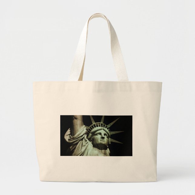 Bolsa Tote Grande Estátua da Liberdade (Frente)