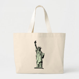 Bolsa Tote Grande Estátua da Liberdade Tote Bag