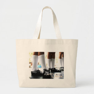 Bolsa Tote Grande Este é meu saco da dança