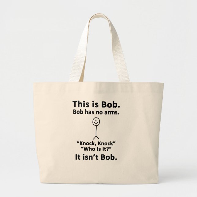 Bolsa Tote Grande Este é o Bob (Frente)
