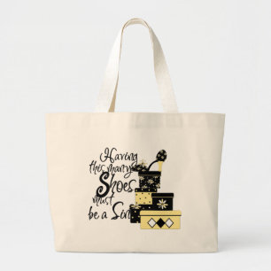 Bolsa Tote Grande Este Número De Calçados A Sin