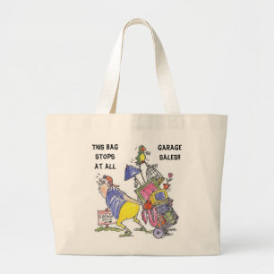 Bolsa Tote Grande Este saco para em todas as vendas de garagem