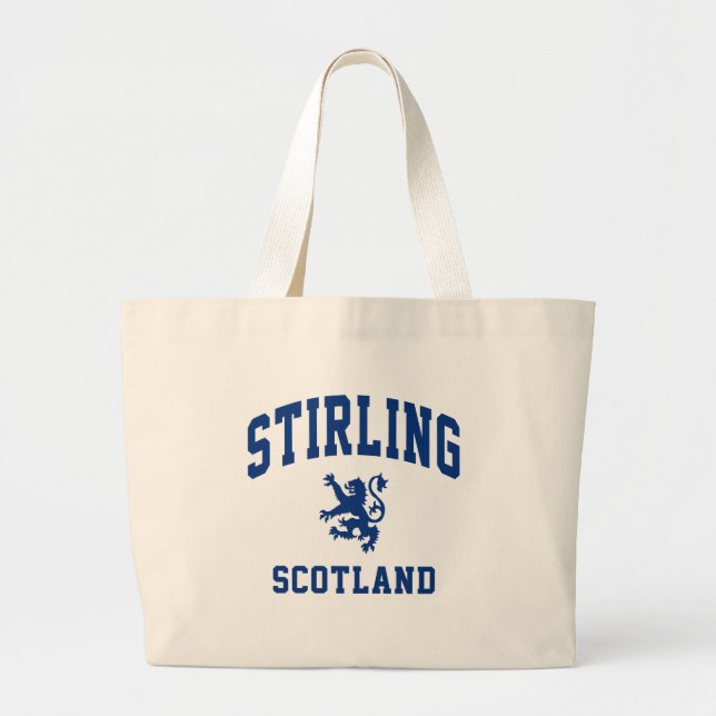 Bolsa Tote Grande Estiriling Escocês (Frente)