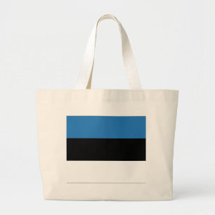 Bolsa Tote Grande Estonian or Flag of Estonia