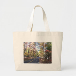 Bolsa Tote Grande Estrada secundária do outono