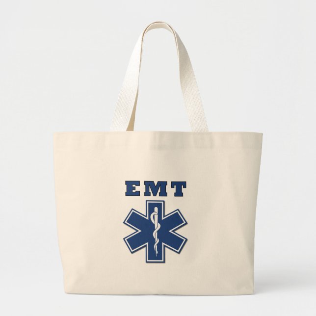Bolsa Tote Grande Estrela de EMT da vida (Frente)